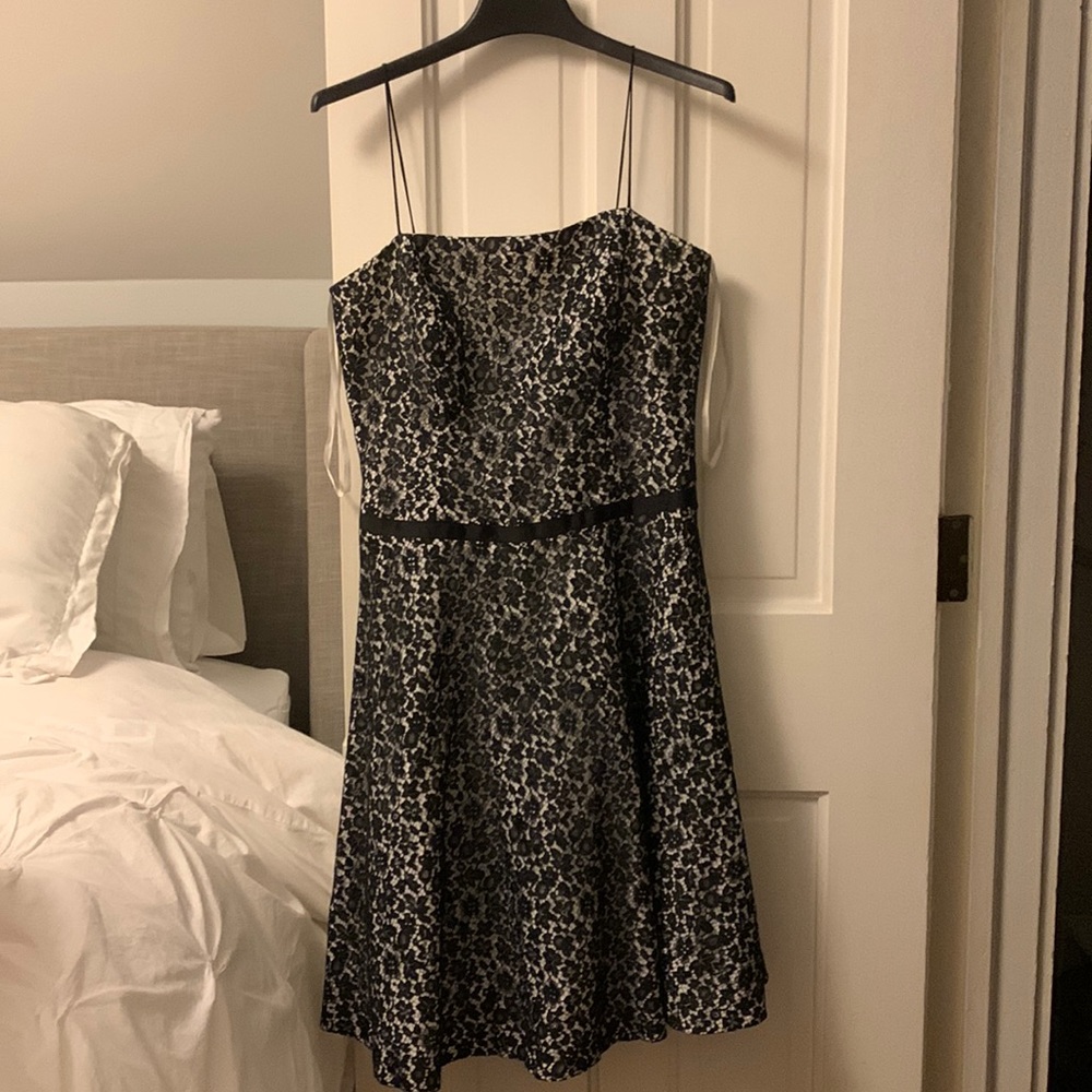 Black and white lace Milly dress. Sz 6.